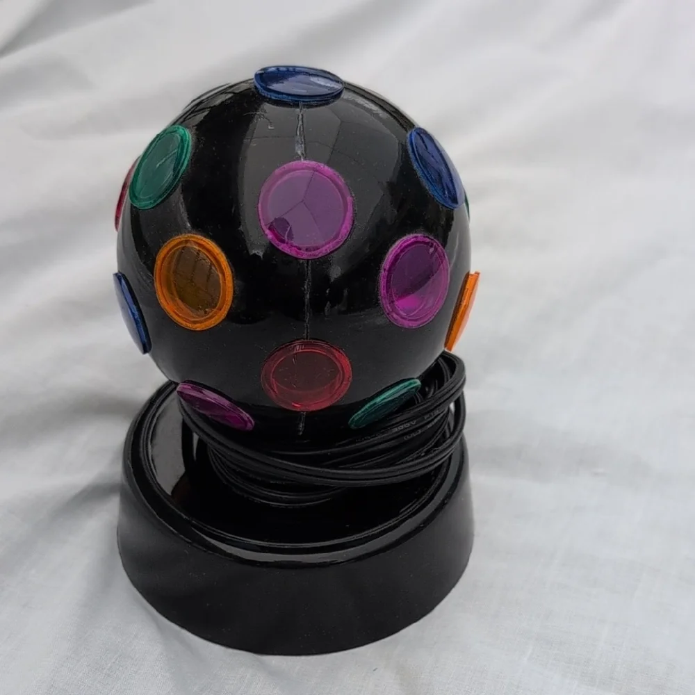 Old School Vintage Rotating Multi-Color Mini Strobe